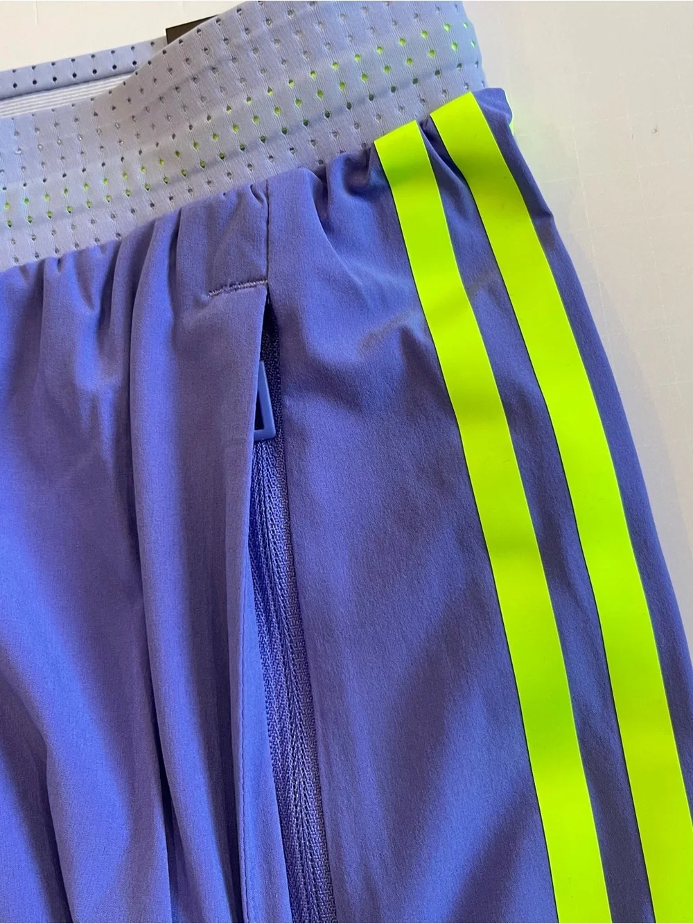 Adidas 2024 Pro Elite Team Running Pants IT2163 Colbat Blue/Lucid Lemon